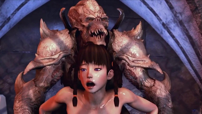 Leifang Offers Her Body And Gets Railed By A Monster