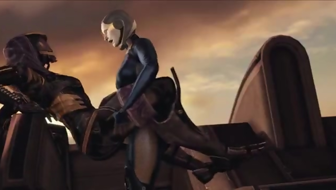Tali Zorah Gets Screwed And Filled By EDI