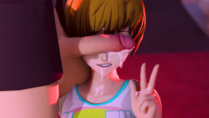 Chie Satonaka Gets Railed And Creampied By Ren Amamiya