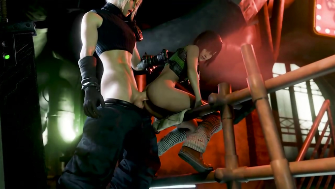 Yuffie Kisaragi Gets Spicy With Cloud Strife Behind The Dumpster Special
