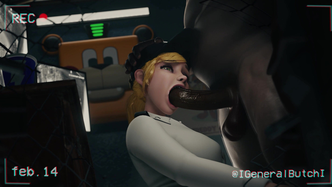 Vanessa A. Takes A Huge Monster Cock In Her Mouth And Pussy