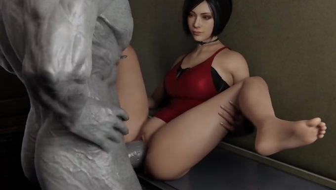Ada Wong Spreads Her Legs And Gets Drilled By Mr.X
