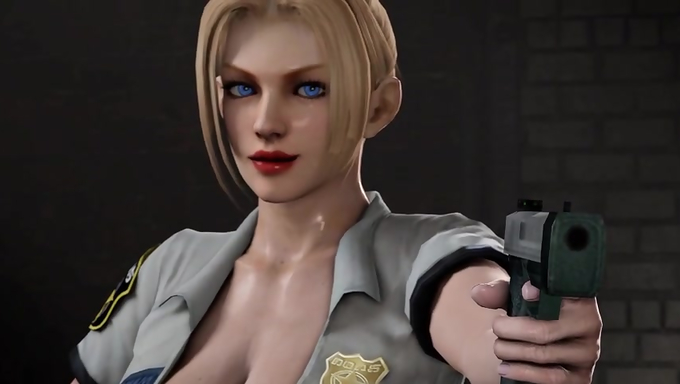 Commander White Catches A Fugitive And Rides His Big Cock