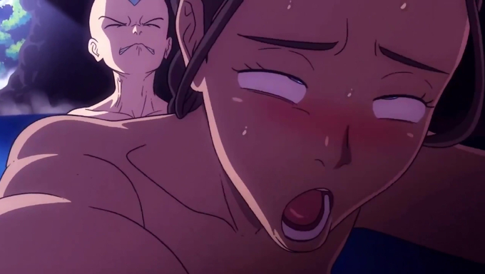 Katara Gets Her Ass Rammed By Aang Outdoors