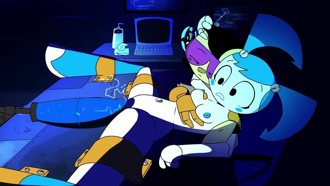 Sheldon Oswald Lee Repairs Jennifer Wakeman's Robot Pussy
