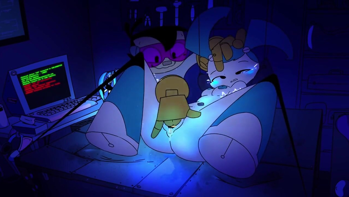 Sheldon Oswald Lee Repairs Jennifer Wakeman's Robot Pussy