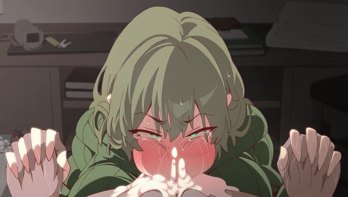 Akina Slurps A Cock Like Ramen Then Gets Cum Bursted In Her Mouth