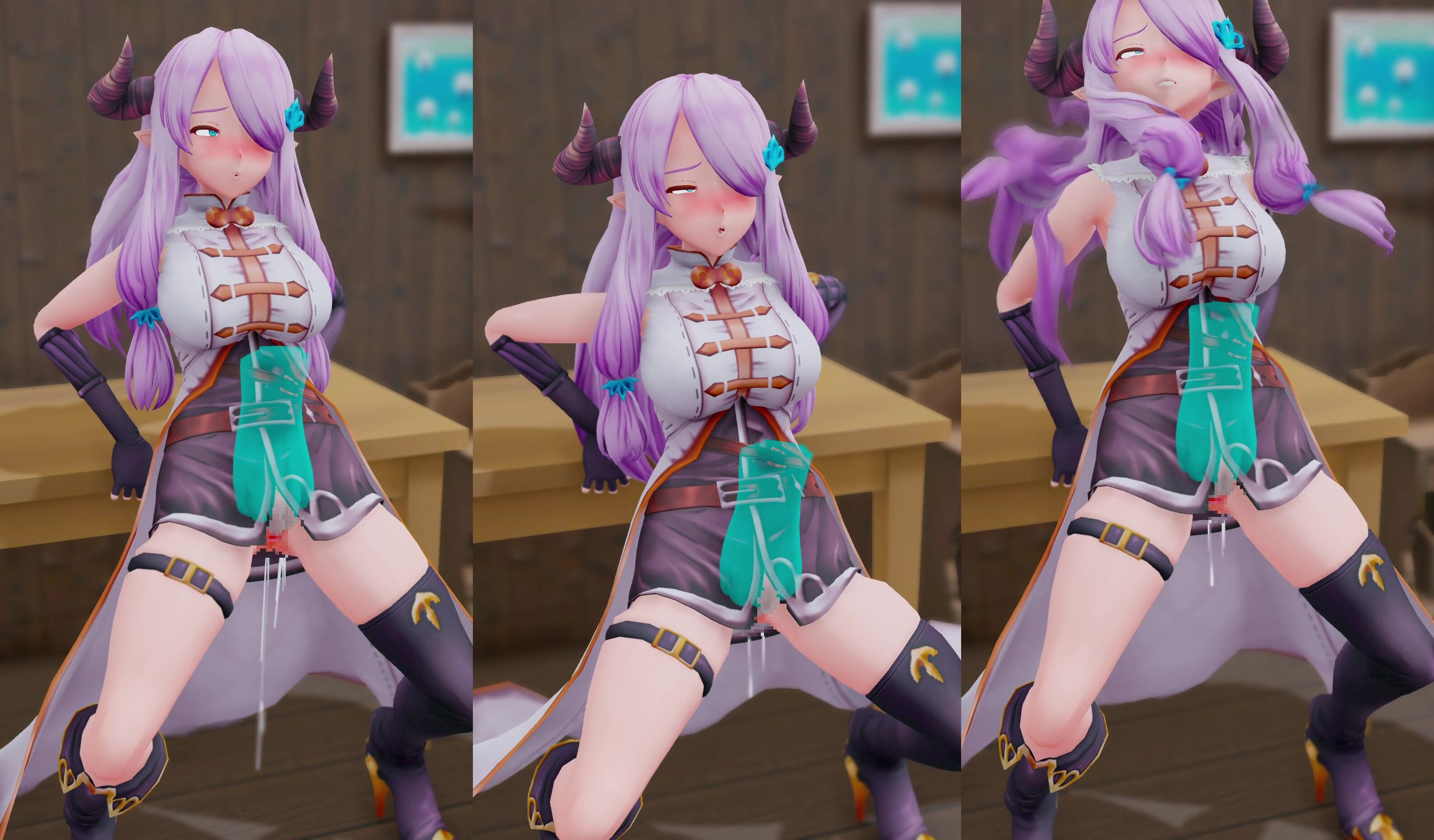 Narmaya Gets Her Pussy Rubbed Roughly By A Ghostly Hand