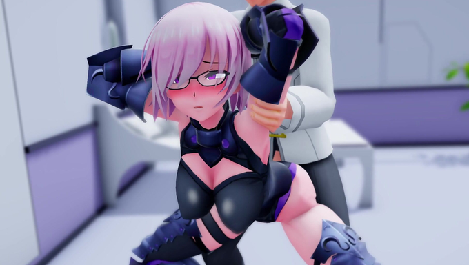 Mashu Kyrielight Squirts From A Rough Standing Sex