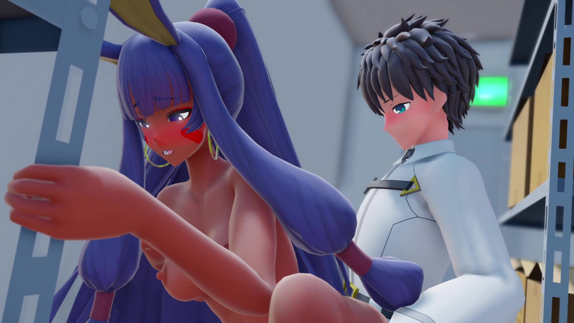 Nitocris Gets Banged In The Storage Room