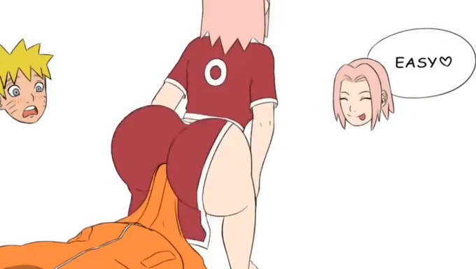 Thick Ass Sakura Uchiha Twerks In Front Of Naruto Uzumaki Then Fucks His Big Cock Until He Cums