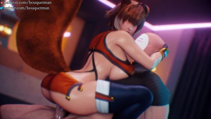 Makoto Nanaya Takes A Heavy Creampie While Riding A Huge Cock