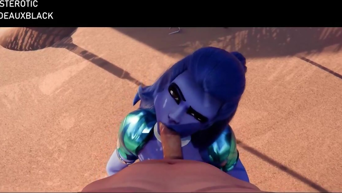 Widowmaker Takes A Break From Mission For Beach Sex