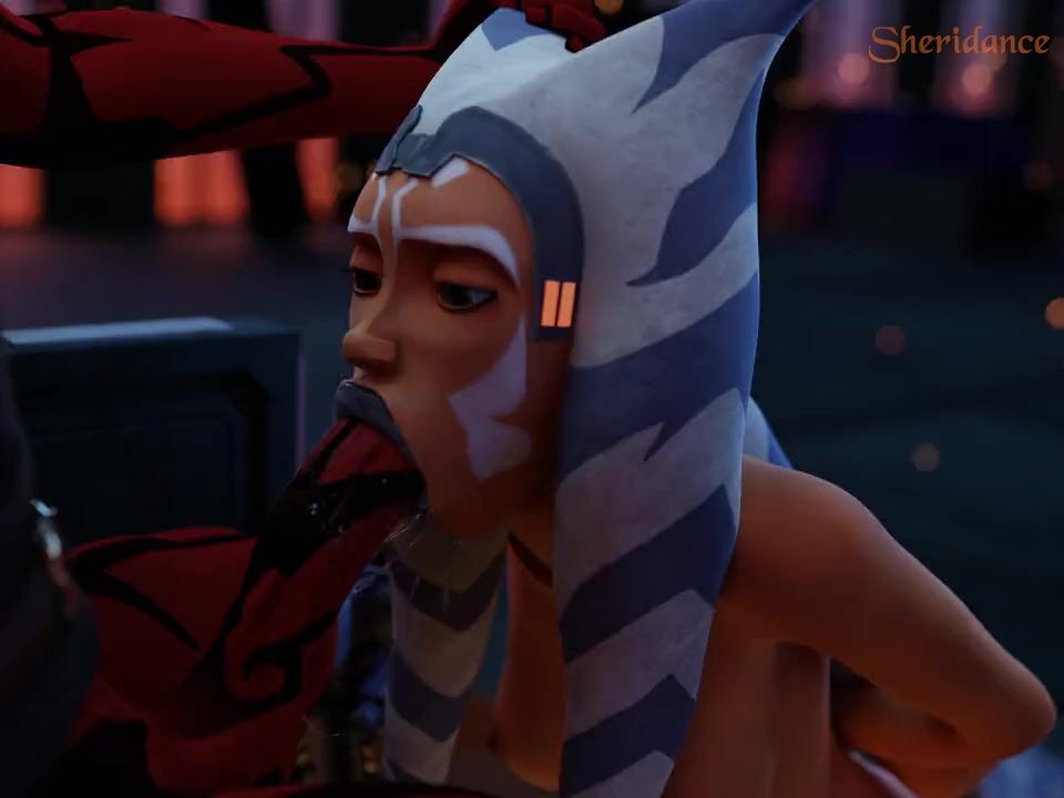 Captured Ahsoka Tano Sucks Darth Maul\