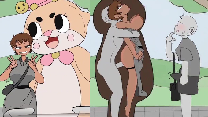 Busty Babe Gets Screwed Inside A Mascot Costume