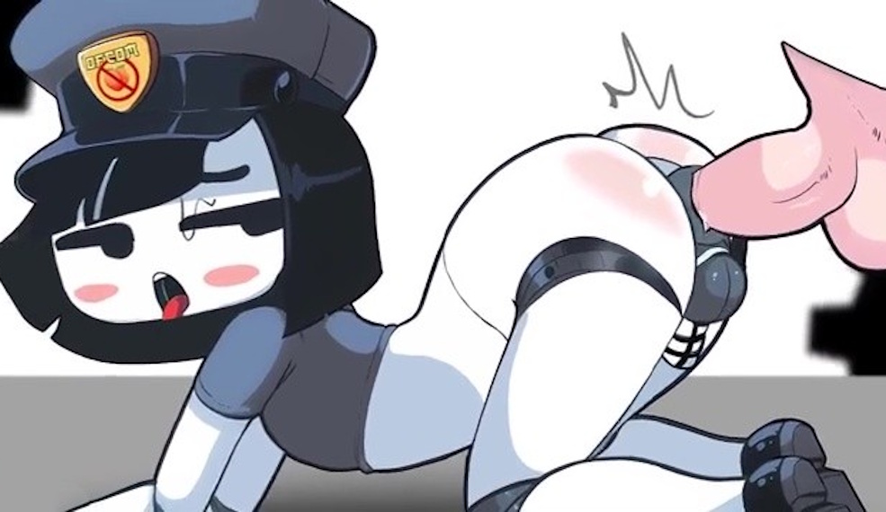 Femboy Officer Bends Over And Gets His Ass Screwed