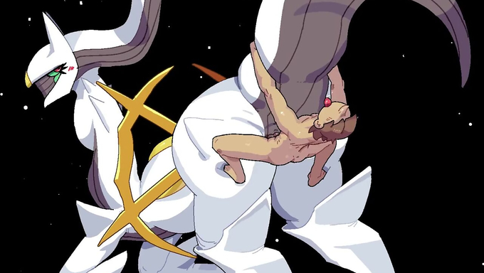Arceus Gets Rammed And Creampied By A Human In Outer Space