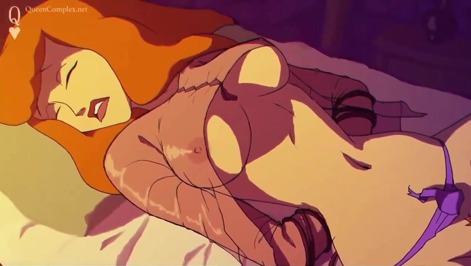 Restrained Daphne Blake Gets Fucked And Creampied On The Bed