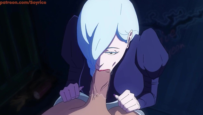 Mei Mei Uses Her Cursed Energy To Lick A Scrotum And Suck A Cock