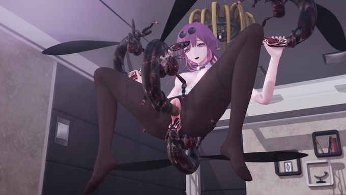 Kafka Gets Gangbanged Rough By Giant Insects