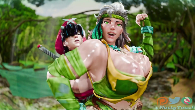 Futa Babe With Big Tits Gets Fucked In The Woods