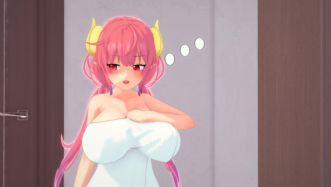 Ilulu Takes Huge Load On Couch In Reverse Cowgirl