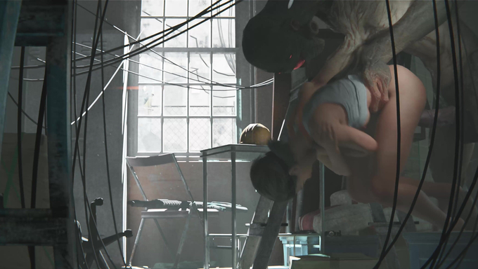 Alyx Vance Squirts While Being Rammed By An Alien From Behind