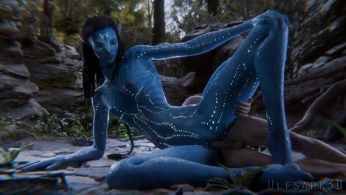 Neytiri Gets Plowed By A Human Soldier In The Hidden Woods