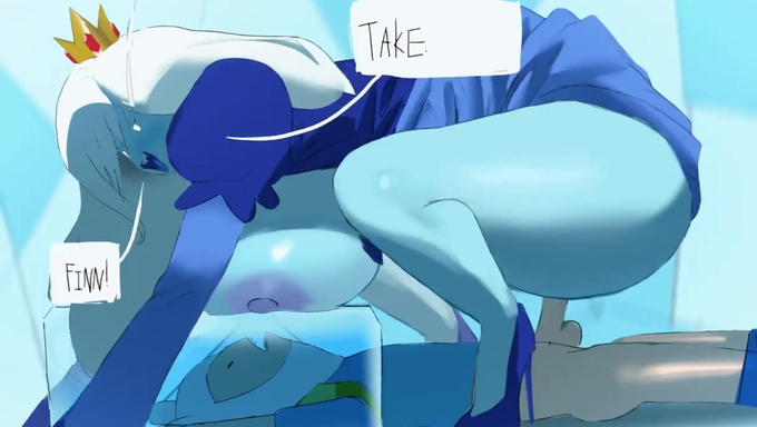 Ice Queen Bounces On Frozen Finn's Dick