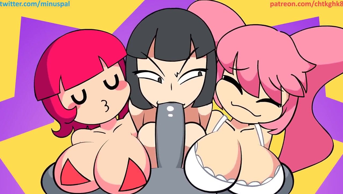 P-Club Mates Team Up To Milk A Cock And Earn Their Favorite Cum Treat