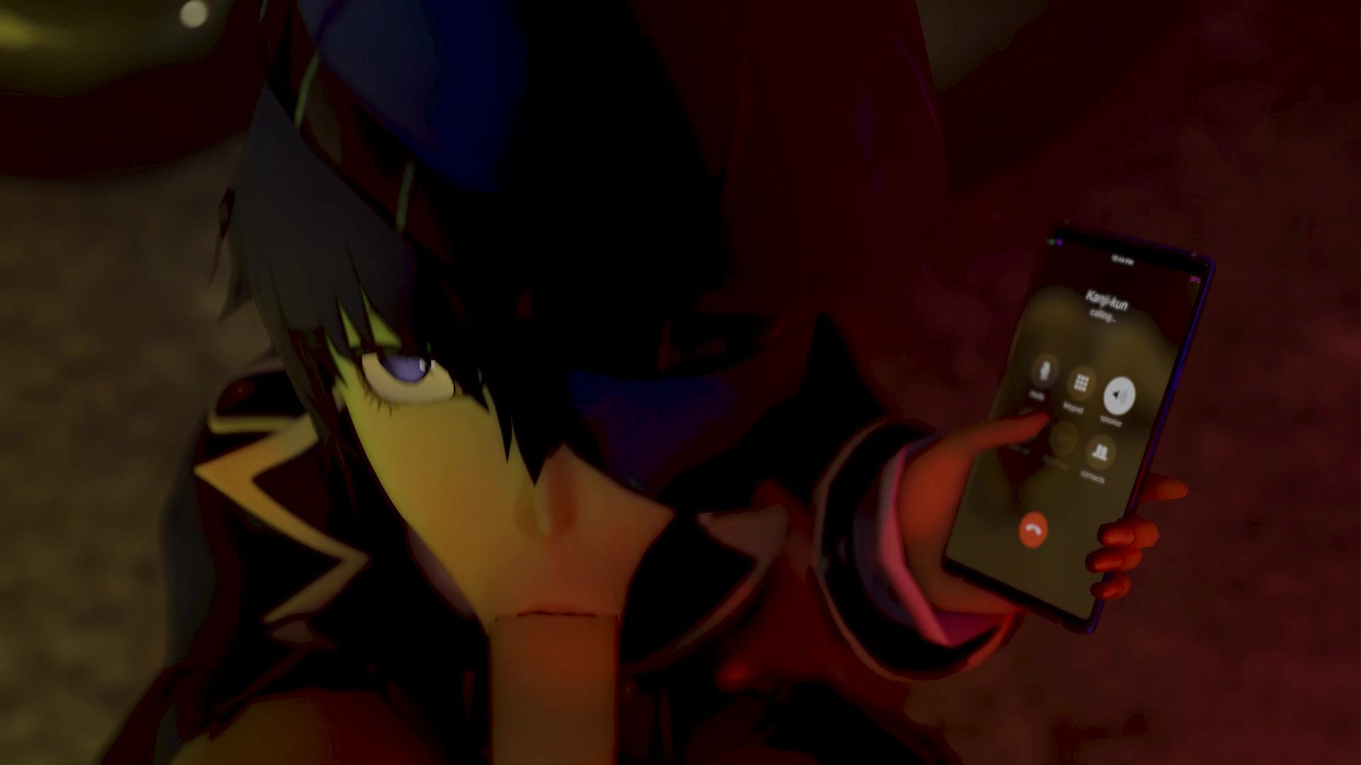 Naoto Shirogane Ends Her Long Day By Swallowing A Creamy Load