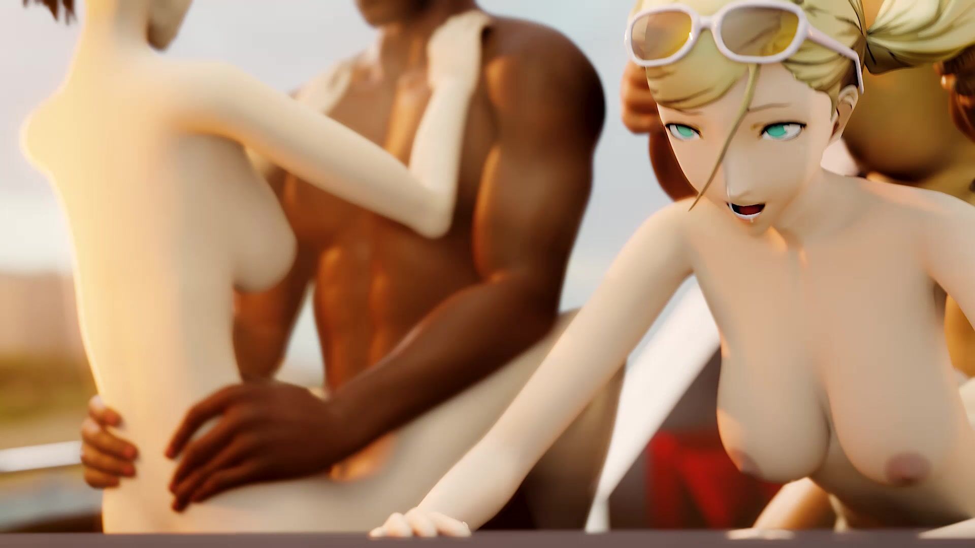 Makoto Niijima And Ann Takamaki Sail Into Sunset With A Yacht Sex Ride