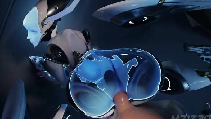 Echo Takes Anal Backshots And Heavy Creampie From A Human Cock