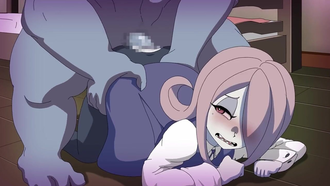 Sucy Tries Her Latest Formula On A Goblin And Enjoys A Messy Fuck