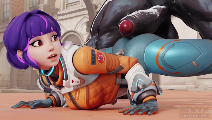 Venom Visits The Overwatch Universe And Ends Up Fucking Juno’s Pussy