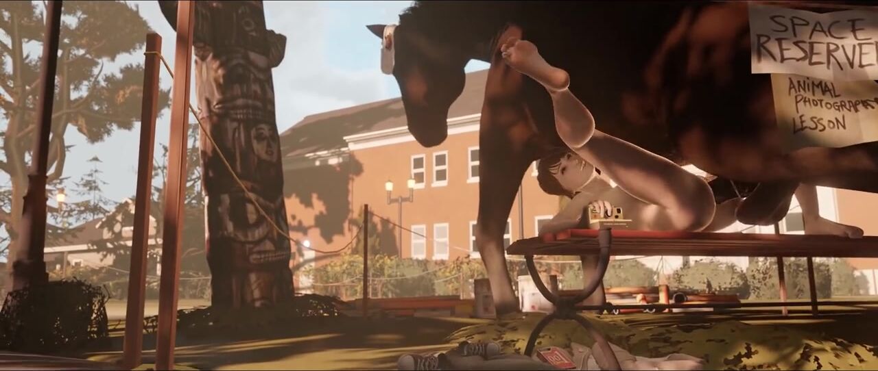Maxine Caulfield Gets Stuck In A Time Loop Being Rammed By A Horse