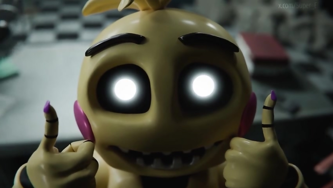 Toy Chica Gets Pounded By Her Admirer In A Messy Room
