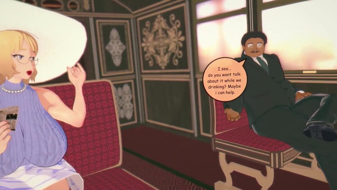 Married Blonde Gets Fucked By Her Boss On The Train