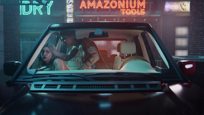 Black Canary And Vixen's Car Hookup During Their Stakeout