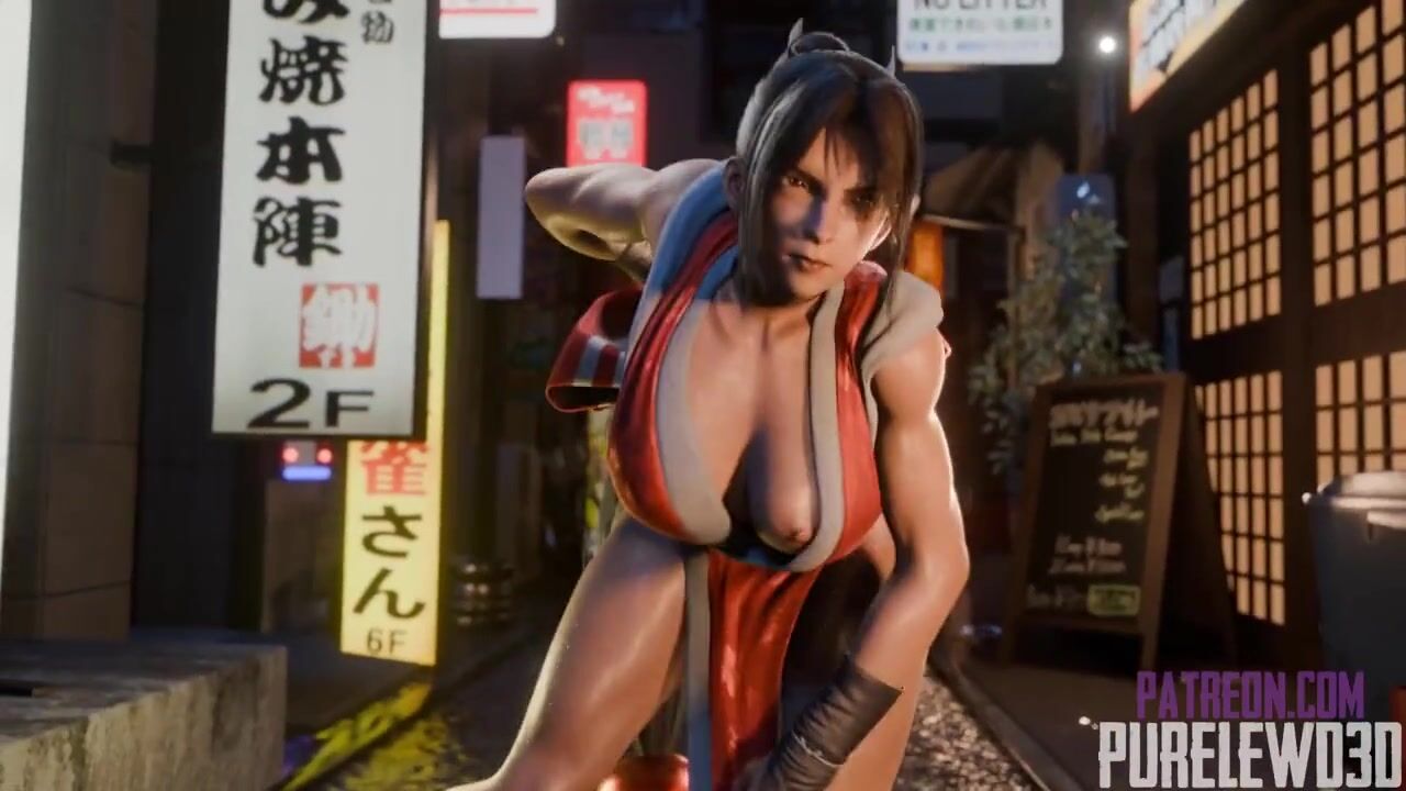 Mai Shiranui Confronts Marisa Rossetti And Gets Her Ass Smashed