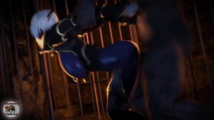 Ophelia Gets Brutally Impregnated Inside The Prison Cell By A Huge Monster