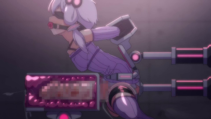 Futa Yuzuki Yukari Restrained In A Machine Bondage Session With A Fleshtoy