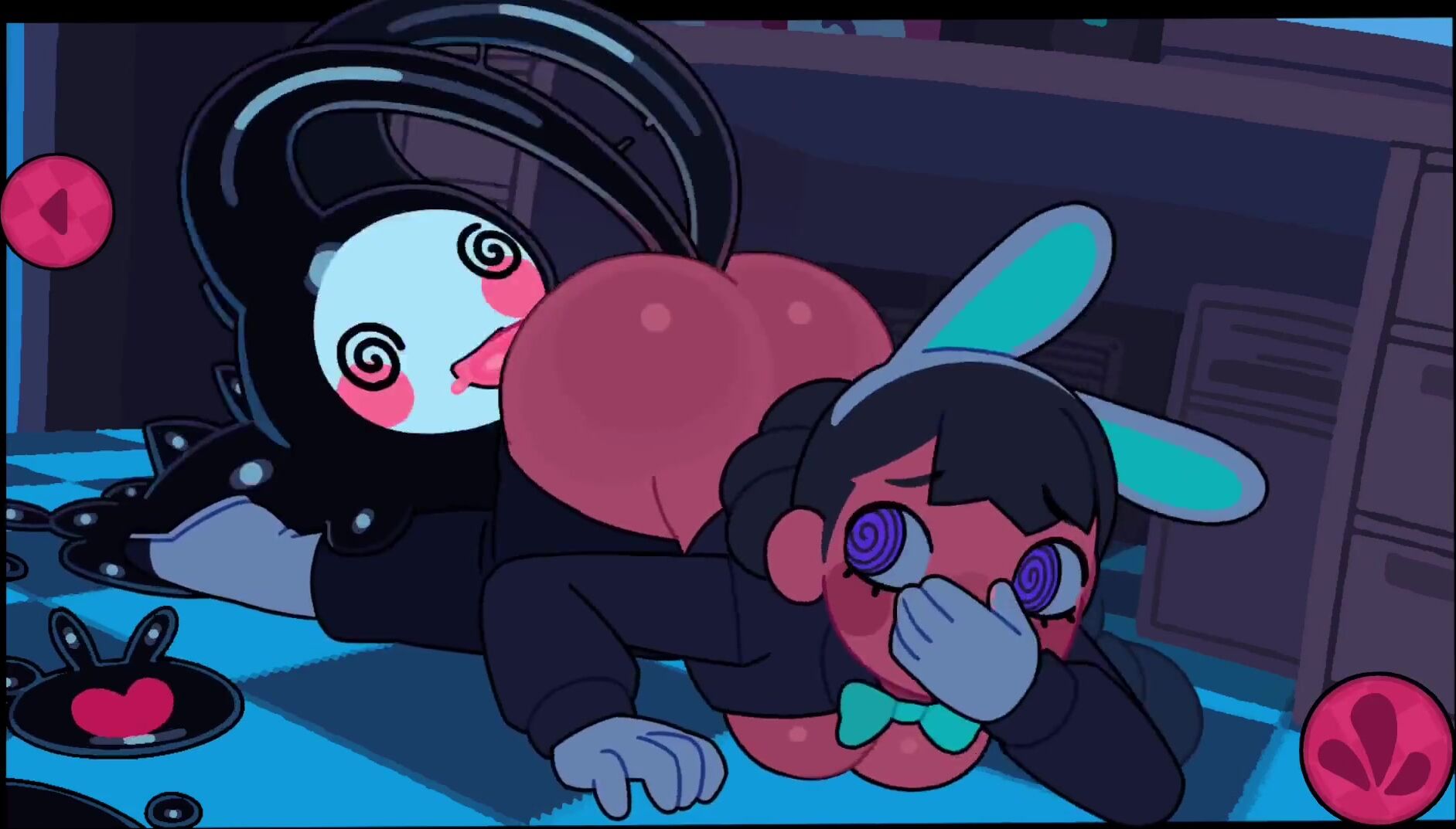 Phat Ass Bunny Girl Gets Fucked By A Black Slime Monster