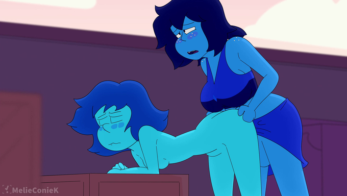 Lapis Lazuli Gets Her Womb Overfilled By Nice's Massive Cum In Front Of Her Friends