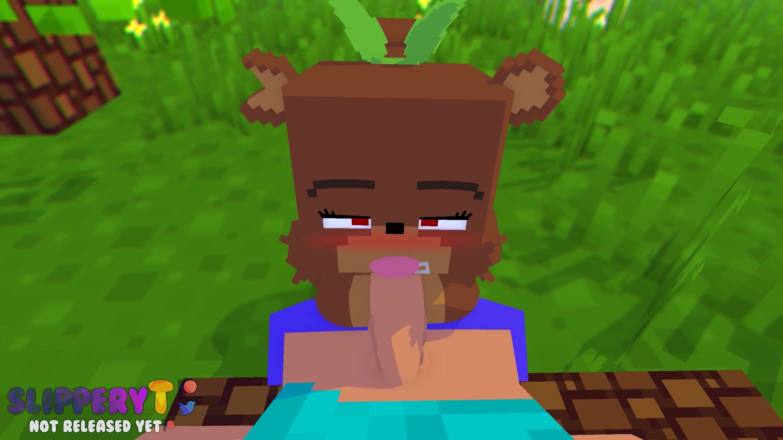 Bia Approaches Steve In The Forest And Blows His Cock