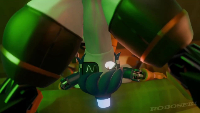 Robot Femboy Shares A Hot Threesome With Futa Robots