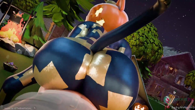 Cat Girl Spice Claims A Huge Creampie In Reverse Cowgirl On The Battlefield