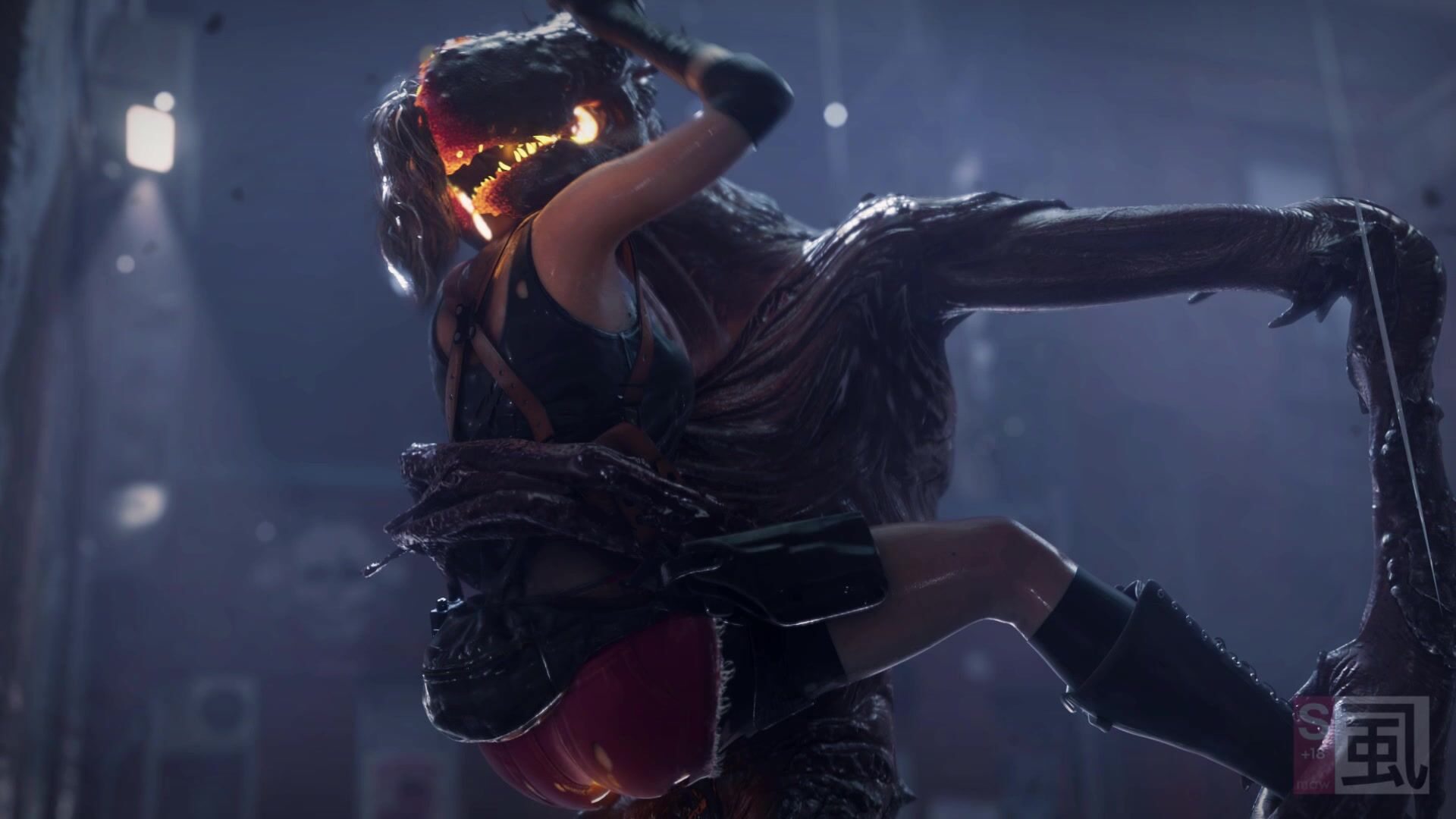 Demogorgon Devours And Plows Claire Redfield