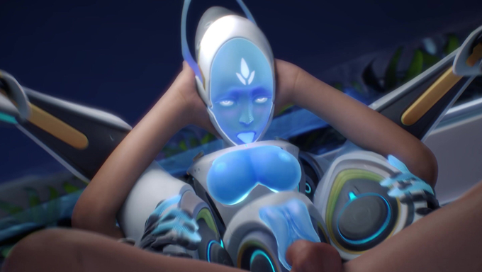 Echo Fantasizes About Getting Her Pussy Fucked By A Human Cock In The Hidden Garden
