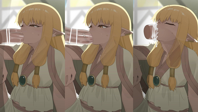 Serie Takes A Mouthful Of Cum